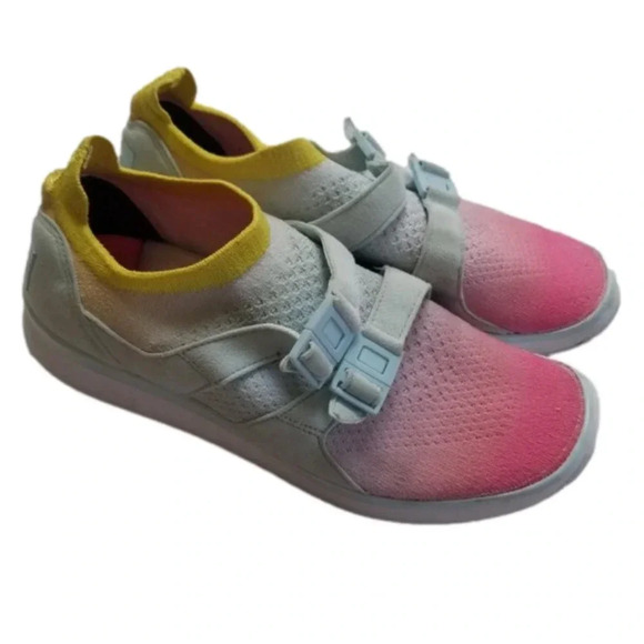 Nike Air Sockracer Flyknit White/Glacier Blue-Racer Pink 8 - Picture 2 of 12